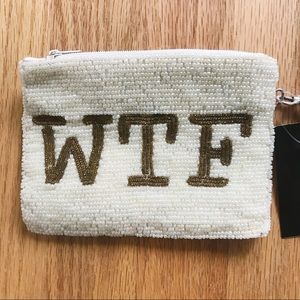 [south moon under] WTF Beaded Wristlet